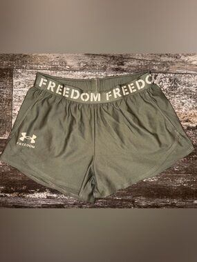 Under Armour Women’s Freedom Olive Athletic Shorts